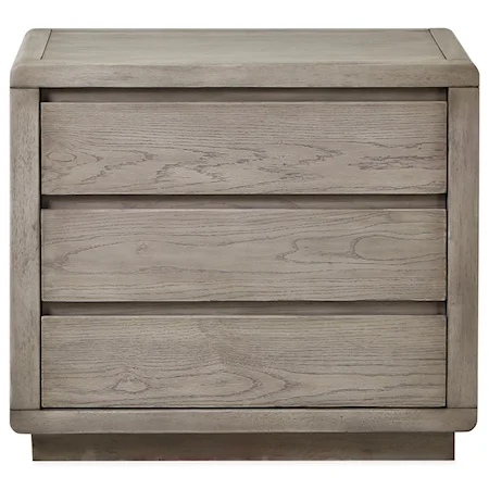 Three Drawer Bachelor Chest with Felt Lined Drawer